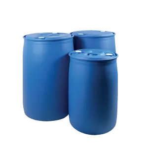 Bidón azul L-Ring de polietileno para líquidos
