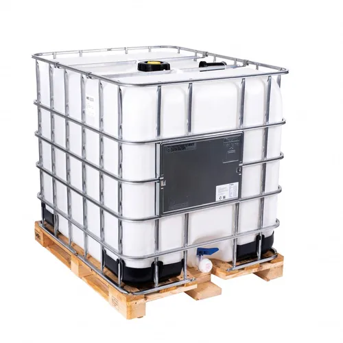 Contenedor IBC de 1000 litros modelo SM6 con palet de madera